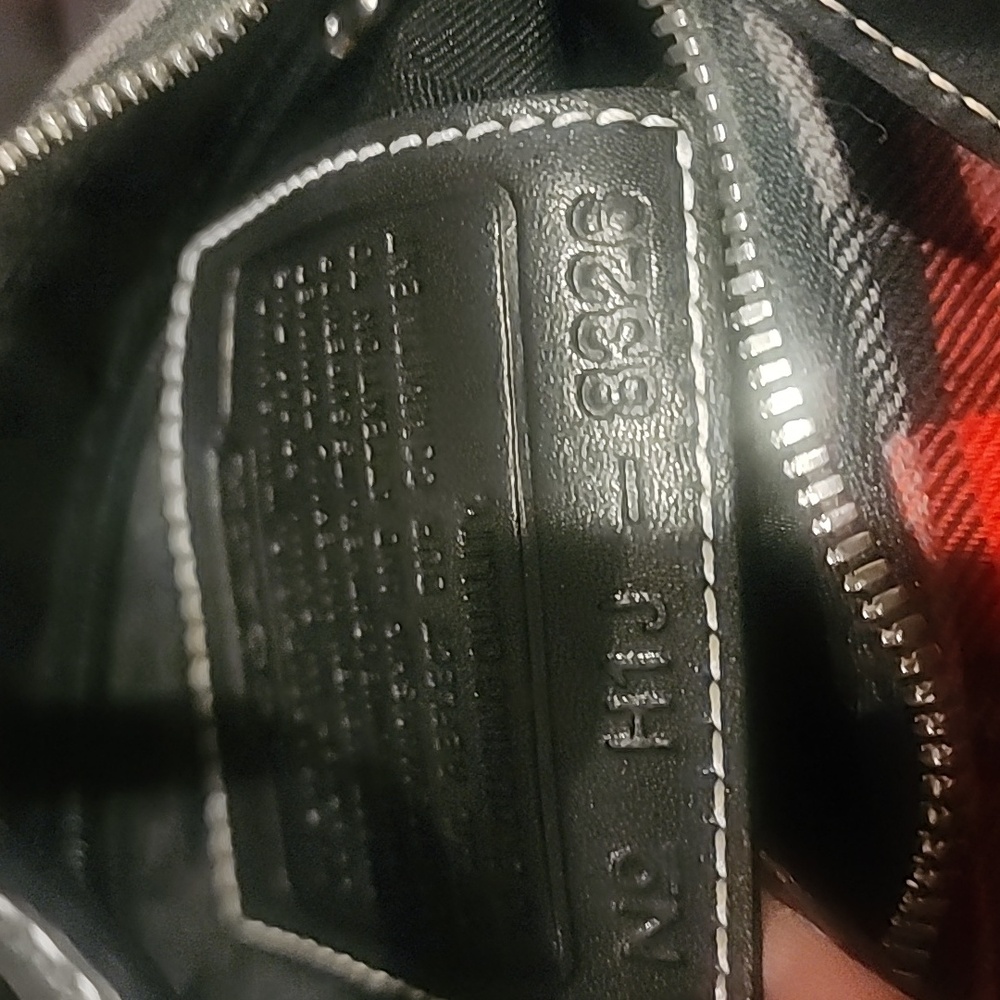 Coach Red and Gray Plaid Shoulder Bag - Picture 5 of 6